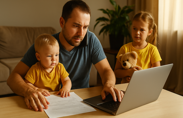 Couple at sunset beach